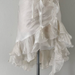 White elegant short chiffon party dress evening gown ball gown nv4596