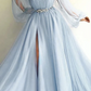 Blue/Green New Fashion Evening Dress Prom Gown nv75