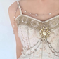 Ivory White Vintage Elegant Long Prom Gown Evening Dress Party Dress nv4760