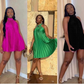 Pink halter short mini homecoming dress birthday party dress nv2876