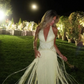 Yellow shiny beaded elegant off-shoulder long chiffon prom dress evening gown nv5218