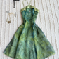 Green fashion elegant spaghetti strap chiffon short suspender homecoming dress party dress nv5398