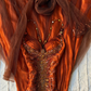 Orange fairy fashion chiffon long exquisite beaded prom dress party dress nv5399