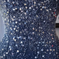NiceVestidos-Navy blue exquisite beaded long chiffon prom dress Nv5628