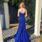 Blue Sequins Prom Dresses Long Party Dress Formal Dress nv1742