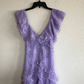 Lilac Lace Long prom Dress Evening Gown Party Dress nv1299