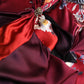 Red Charming Floral Long Satin Prom Dress Evening Dress Party Dress nv5137