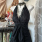 Black lace V-neck low-cut sexy elegant long ball gown evening dress  prom dress nv2954