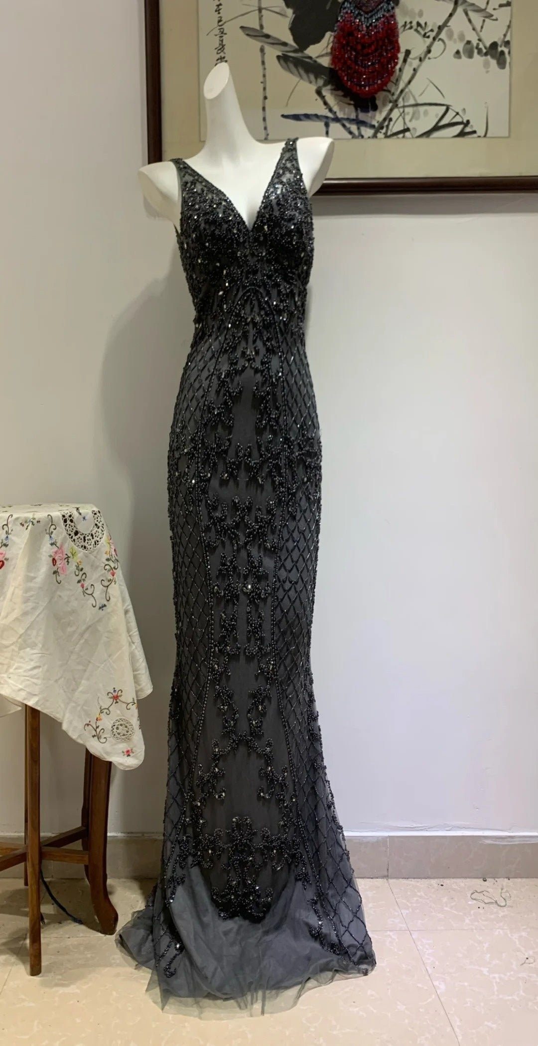 Neues Retro-Abendkleid, langes Kleid NV6450