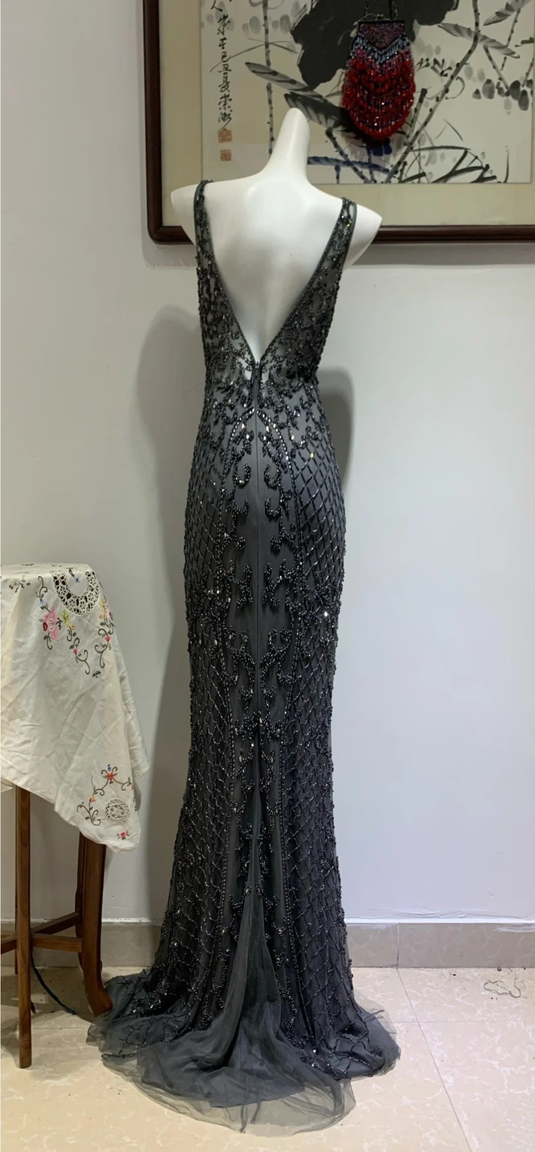 Neues Retro-Abendkleid, langes Kleid NV6450