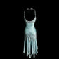 Haze blue satin handmade beading exquisite beautiful short homecoming dress prom dress evening dress birthday party dress nv4719