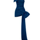 Purple Vintage Chiffon Beaded Bodycon Elegant Backless Slit Prom Gown Evening Dress Party Dress nv4263