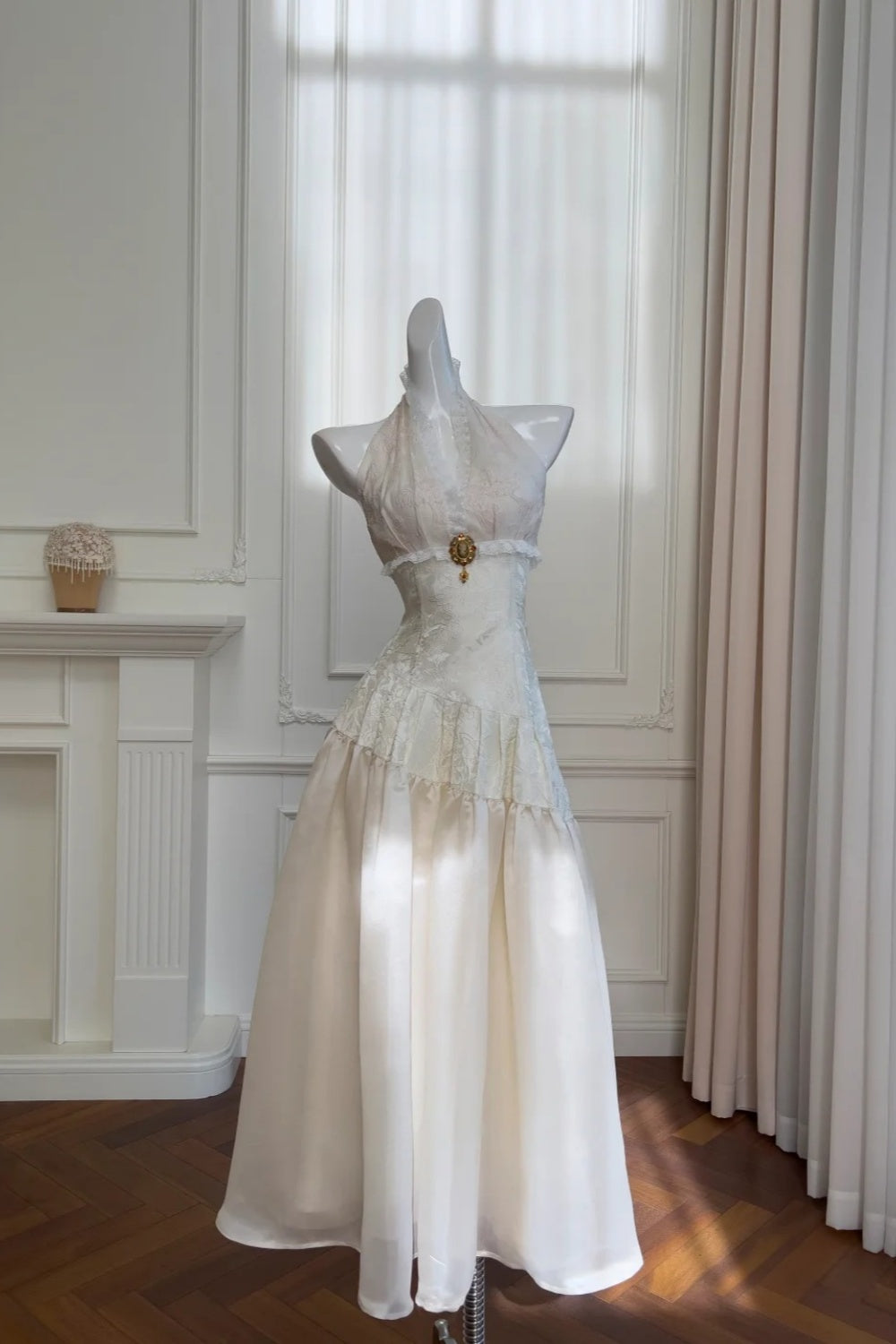 NiceVestidos-_Black And White Vintage Dress NV6077