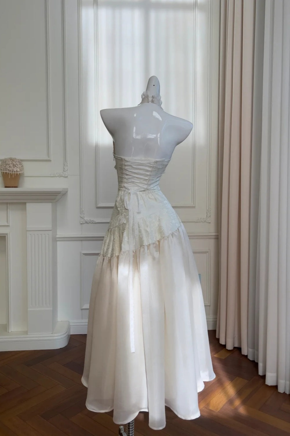 NiceVestidos-_Black And White Vintage Dress NV6077