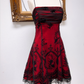 NiceVestidos--Burgundy exquisite beaded short homecoming dress prom dress NV5695