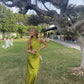 Green Fashion Elegant Strap Long Satin Ball Gown Evening Dress Party Dress nv3667