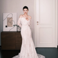 Vintage Lace Mermaid Wedding Dress Off The Shoulder Long Sleeve Bridal Gown  NV7246