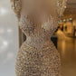 Gold Shiny Sequins Luxury Short Christmas Holiday Party Dress New Arrival Homecoming Dress nv3072