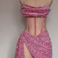 Red/Pink Fashion Sparkling Short Homecoming Dress Cocktail Party Dress nv4793