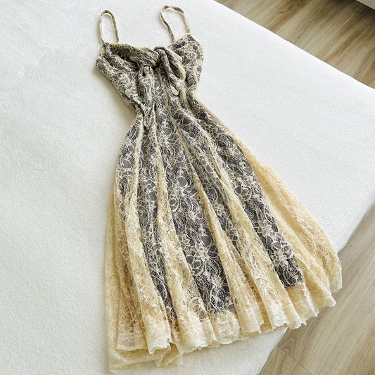 NiceVestidos--Exquisite lace short/mid-length chiffon homecoming dress NV5735