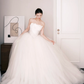 Strapless Tulle Ball Gown Wedding Dress Princess Bridal Gown  NV7222