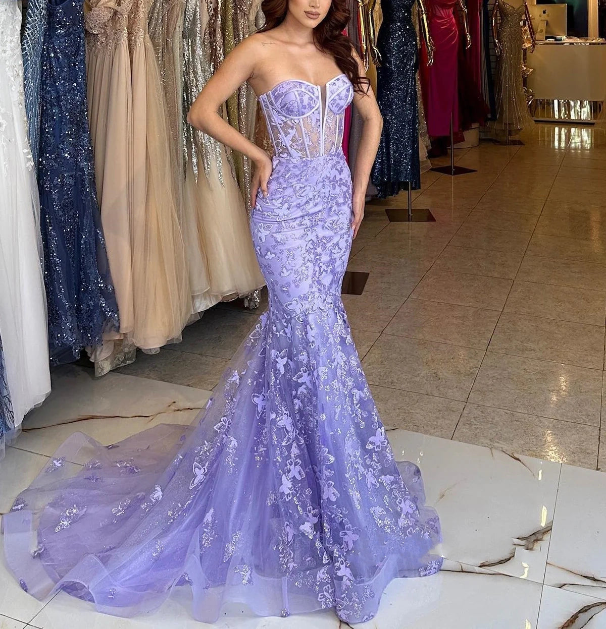 Sexy Sweetheart Party Dress Sleeveless Floor-Length  Prom Evening Dress nv1067