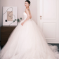 Strapless Tulle Ball Gown Wedding Dress Princess Bridal Gown  NV7222