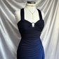 Navy Long Prom Dresses, New Arrive Formal Dresses nv1374