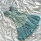 Green shiny fashion exquisite beaded spaghetti strap short homecoming dress prom dress evening dress party dress nv3504