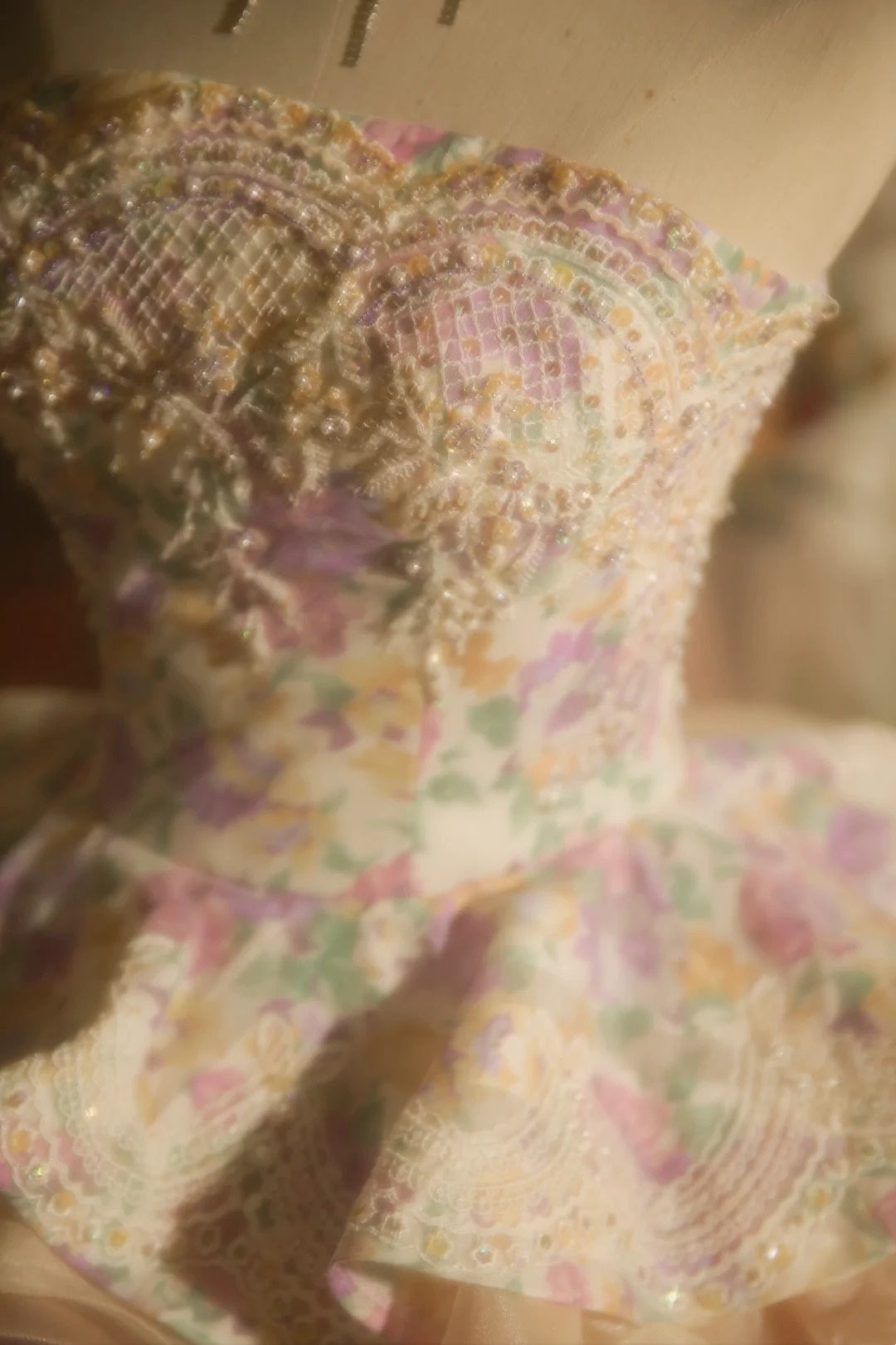 NiceVestidos--Vintage Dress Princess Dress Floral Exquisite Beaded Tulle 16-Year-Old Dress NV5856