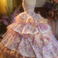 NiceVestidos--Vintage Dress Princess Dress Floral Exquisite Beaded Tulle 16-Year-Old Dress NV5856