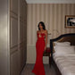 Hot Red Sexy Charming Heart Shaped Sequined Backless Evening Dress Prom Dress Party Dress nv2297