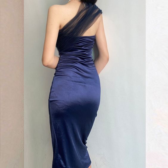 Fashion Tulle Wrap Bust Dress Evening Dress Ball Gown Party Dress nv1832