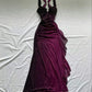 Purple Sparkling Tulle Long Prom Dress Party Dress Bodycon Dress Birthday Dress nv2727