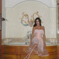 Pink Sweetheart Tulle Midi Evening Dress Party Dress nv2731