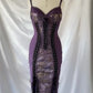 NiceVestidos-_Purple corset midi dress NV6044