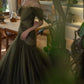 Green beautiful elegant long tulle off-shoulder ball gown evening dress nv73