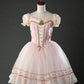 Pink floral homecoming dress short tulle fairy ball gown evening dress prom dress nv4457