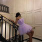 Purple Fashion Tulle Cute Short Tulle Elegant Fairy Homecoming Dress Prom Dress Evening Dress Party Dress nv3294