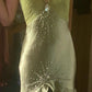 Green Vintage Beaded Long Ball Gown Evening Dress nv2098