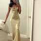 Golden Mermaid Sexy Long Evening Dress Prom Dress Party Dress nv2188