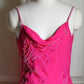 Pink Elegant Exquisite Beading Spaghetti Strap Long Chiffon Ball Gown Evening Dress Party Dress nv3674