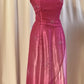 Pink Pretty Fashion Off Shoulder Exquisite Beading Long tulle Satin Ball Gown Evening Dress Party Dress nv3614