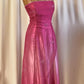 Pink Pretty Fashion Off Shoulder Exquisite Beading Long tulle Satin Ball Gown Evening Dress Party Dress nv3614