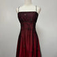 Burgundy retro fashion gradient exquisite beaded long tulle ball gown, evening dress, party dress nv3702