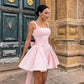 Pink Fashion Cute Sweetheart A-line Short Mini Homecoming Dress Birthday Party Dress nv2368