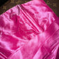 Pink One Shoulder Fashion Elegant Long Satin Prom Dress Evening Dress Party Dress nv4686