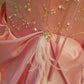 Pink Gorgeous Shiny Elegant Exquisite Beaded Long Satin Ball Gown Evening Dress Party Dress nv3675