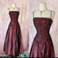 NiceVestidos--Sleeveless Wine Red Satin A line Floor length Evening Dress NV5778