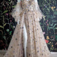 Light color exquisite elegant fashion long tulle ball gown evening dress nv118